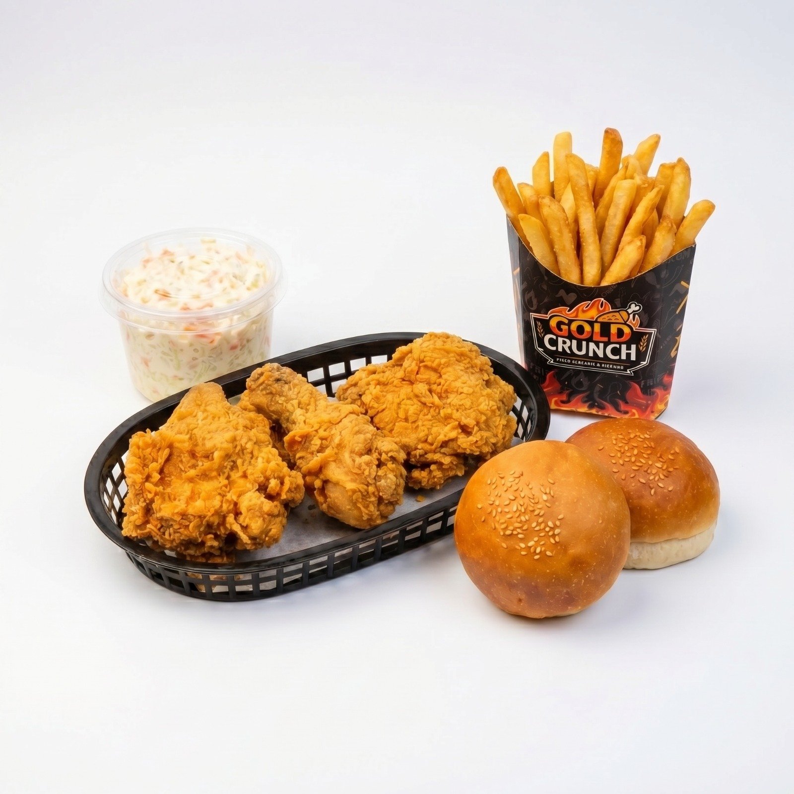 3 PCS Chicken - وجبة 3 قطع بروست